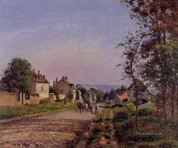 Afueras de Louveciennes 1871 Camille Pissarro Pinturas al óleo